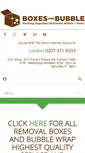 Mobile Screenshot of boxesandbubble.co.uk